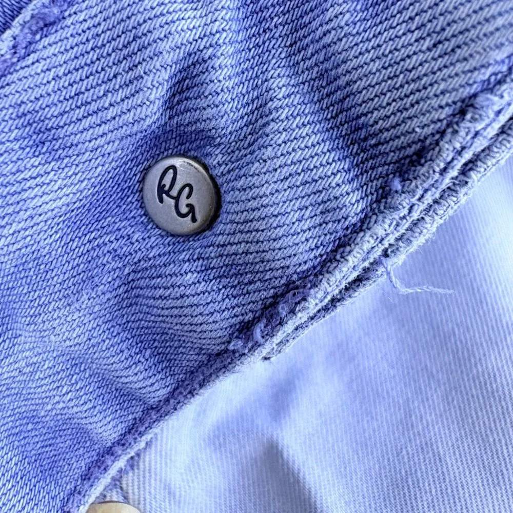 Robert Graham Jeans Mens 33 Light Wash Blue Stretch Denim Casual Designer Pants